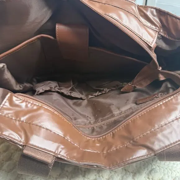BEIS The Expandable Tote Maple Brown Retired Discontinued Bag Flawed - Picture 8 of 16